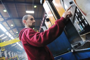 man in manufacturing facility