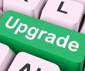 Upgrade Key On Keyboard Meaning Improve Better Or Update