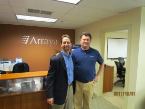 Arraya co-founders Dan Lifshutz and David Bakker 